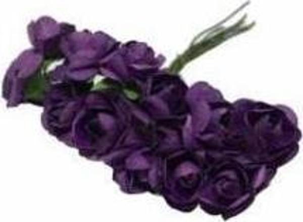 GÜL KÜÇÜK MOR ÇİÇEK 144 ADET - Image 1