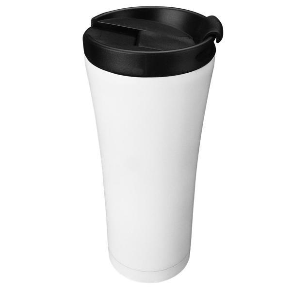 S-link Mat Beyaz 500ML Paslanmaz Çelik Termos Kupa - Image 1