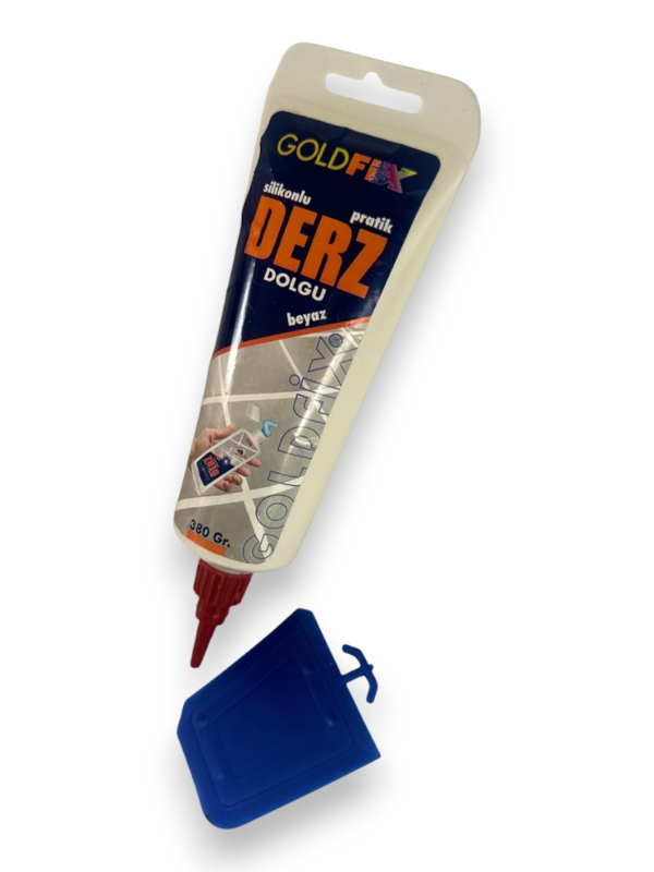 Goldfix - Silikonlu Derz Dolgu Beyaz - 380GR - Image 1