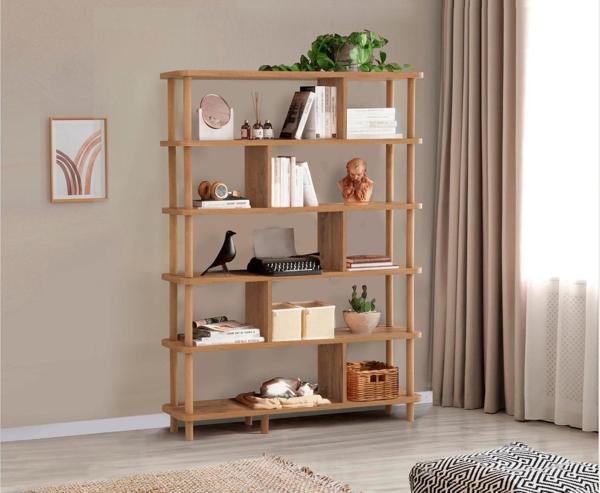 Esyala Lora Doby Kitaplık Atlantik 120X28 - Image 1
