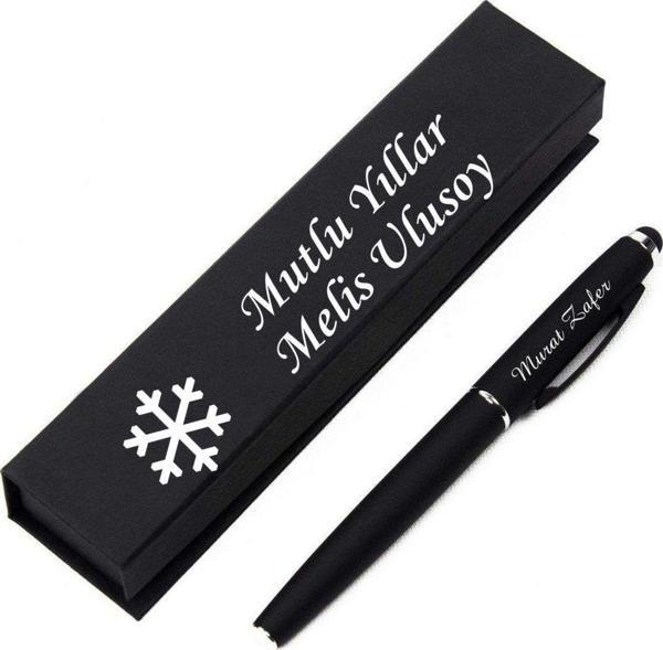 Kişiye Özel Yeni Yıl Hediyesi Kutulu Hediye TüKenmez Rubber Kalem - Image 1