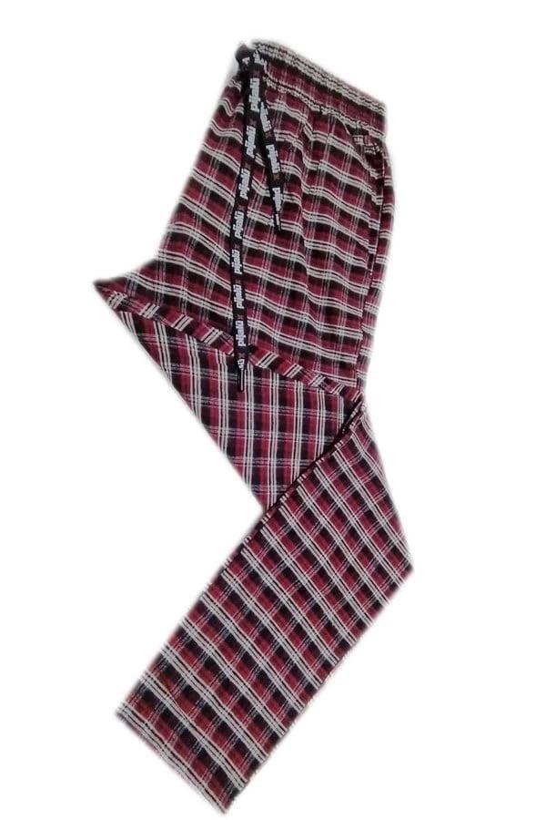 Pijalüx Erkek Kareli Poplin Cepli Alt Pijama - Image 1