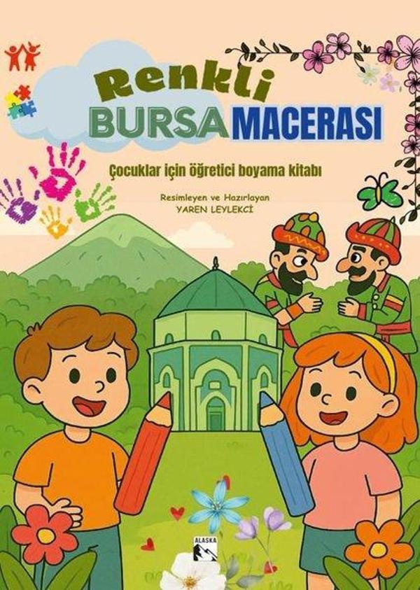 Renkli Bursa Macerası - Çocuklar İçin Öğretici Boyama Kitabı - Alaska Yayınları - Image 1