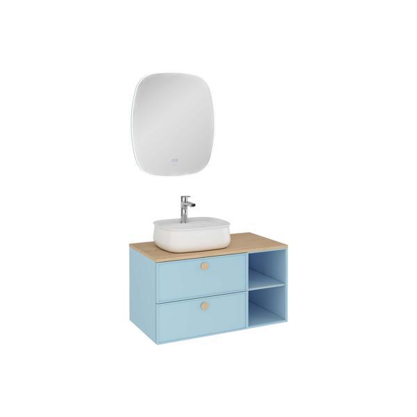 İSVEA MONDO BANYO DOLABI VE BOY DOLABI MAVİ - Image 1