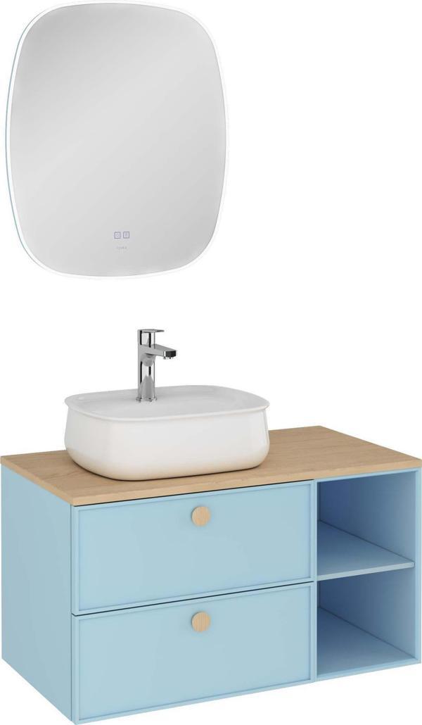 İSVEA MONDO BANYO DOLABI VE BOY DOLABI MAVİ - Image 1