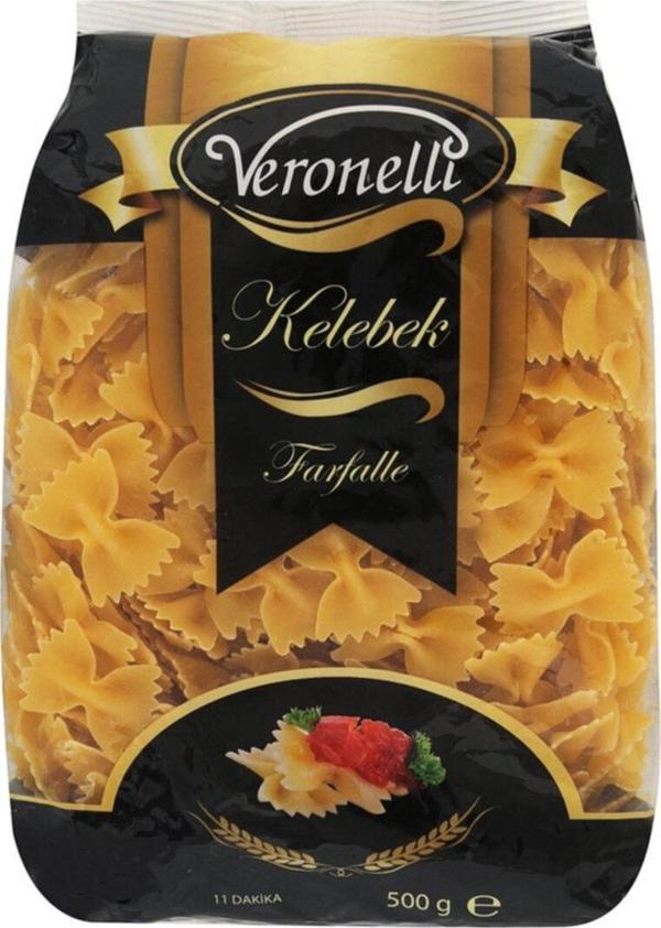 Veronelli Kelebek Makarna 500 G - Image 1