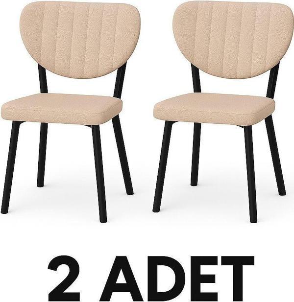 Yafes Masa Sandalye 4'lü Elma Sandalye Mutfak Sandalyesi - Image 1