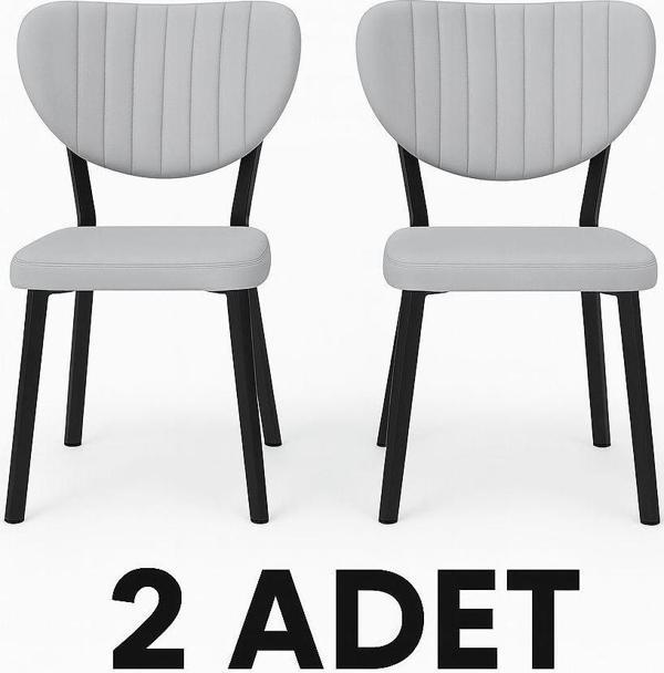 Yafes Masa Sandalye 4'lü Elma Sandalye Mutfak Sandalyesi - Image 1