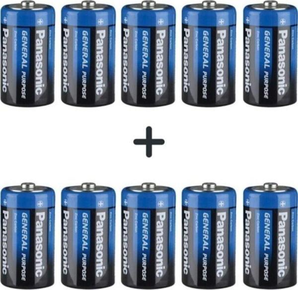 Panasonıc 10'lu Özel D Büyük Boy Pil Paketi 10 D - Image 1