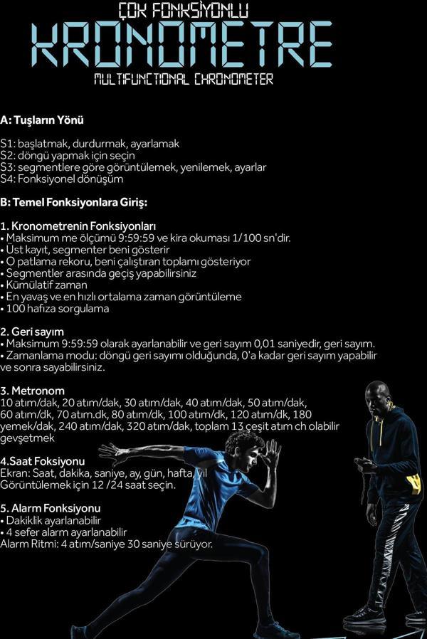 Voit 8990 ÇOK FONKSİYONLU KRONOMETRE  - Image 1