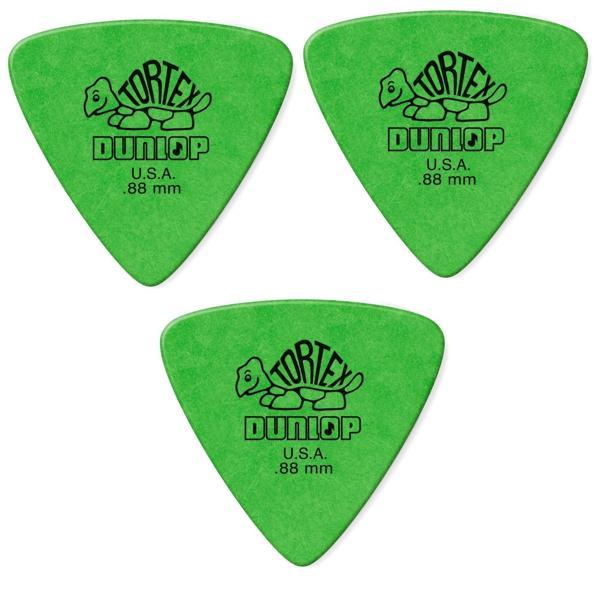 Jim Dunlop 431P.88 Tortex 3 Adet Üçgen Gitar Pena (0.88 mm) triangle - Image 1