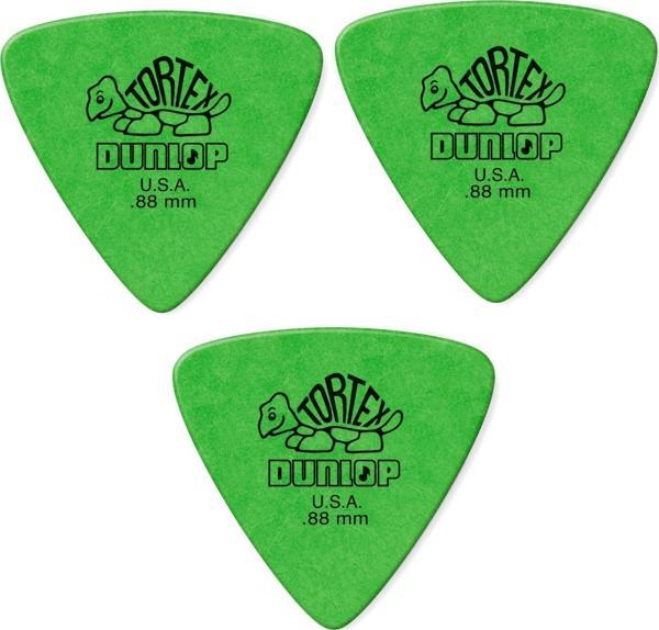 Jim Dunlop 431P.88 Tortex 3 Adet Üçgen Gitar Pena (0.88 mm) triangle - Image 1
