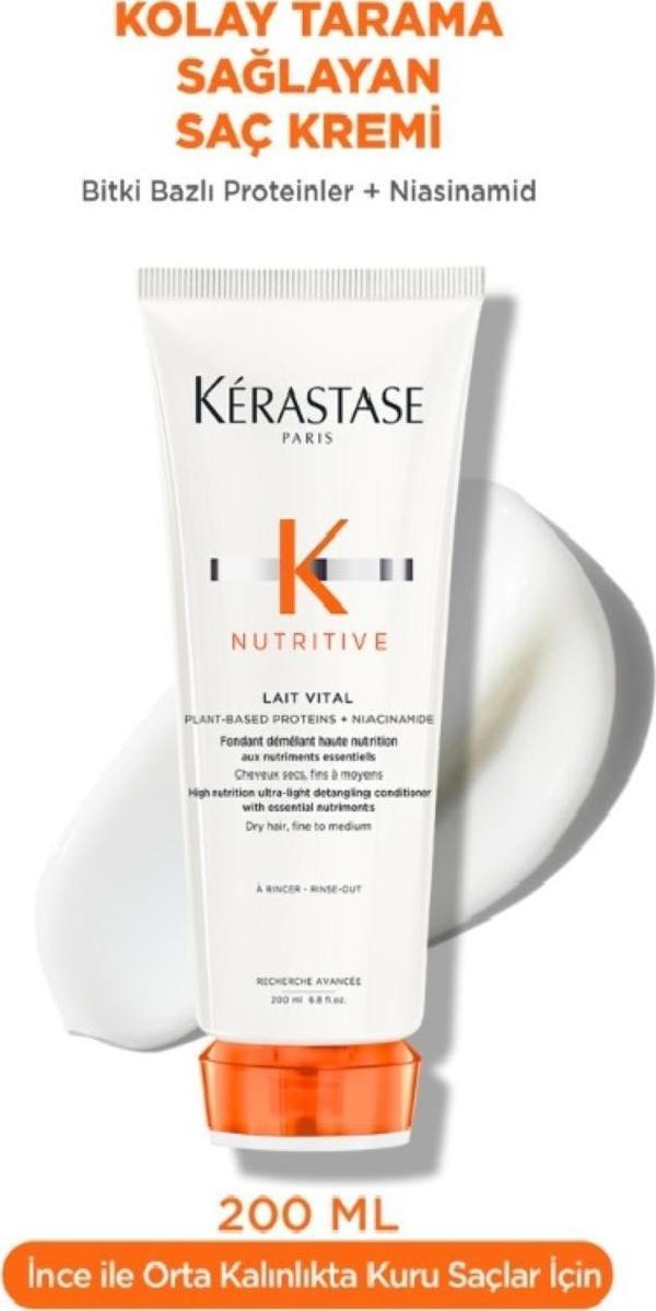 Kerastase Nutritive Lait Vital Kuru Saçlar için Saç Kremi 200 ml - Image 1