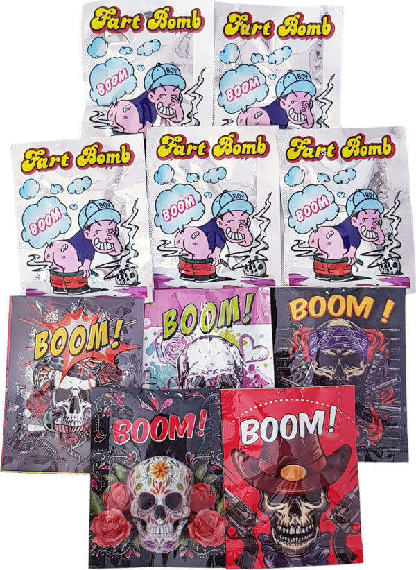 Osuruk Ve Ses Bombası 5+5 Şaka Seti Kötü Koku Bombası Sık Patlat Komik Şaka Malzemeleri - Image 1
