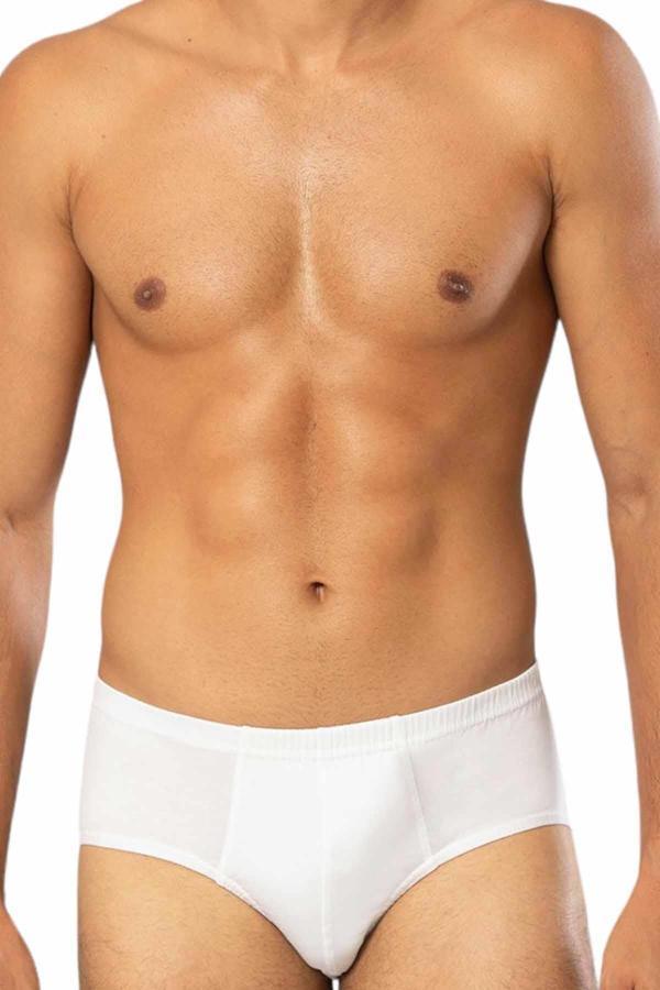 Erdem İç Giyim Beyaz Penye Slip 1300 - Image 1