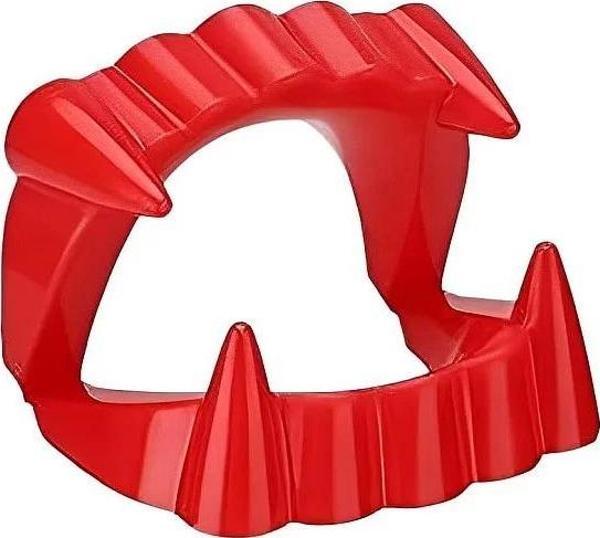 Plastik Takma Vampir Dişi 10 Adet Kırmızı Parti Şaka Malzemesi Cadılar Bayramı - Image 1