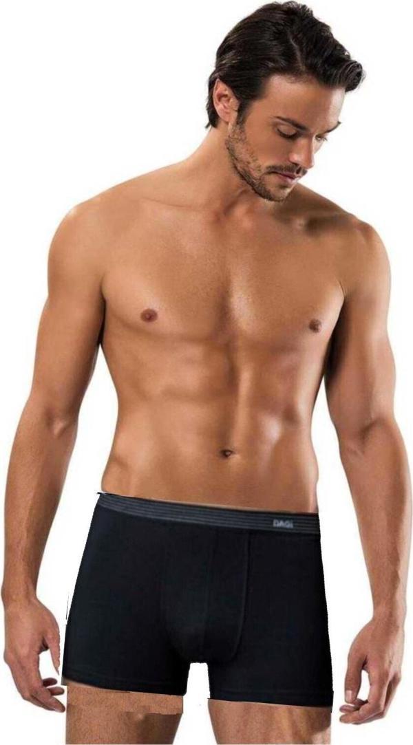 Dagi Erkek Siyah Compact Düz Boxer 5210 - Image 1