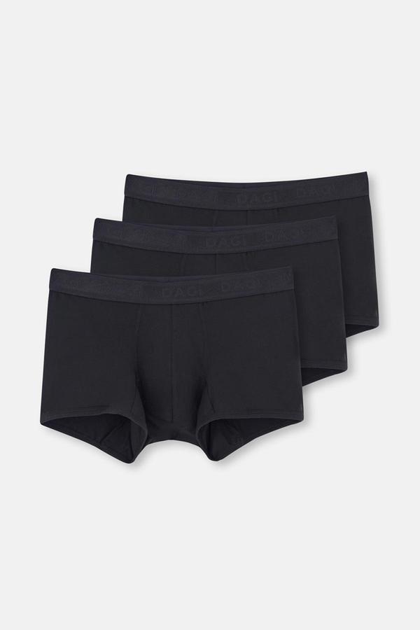 Dagi Siyah Basic Micro Modal 3'Lü Boxer-4210 - Image 1