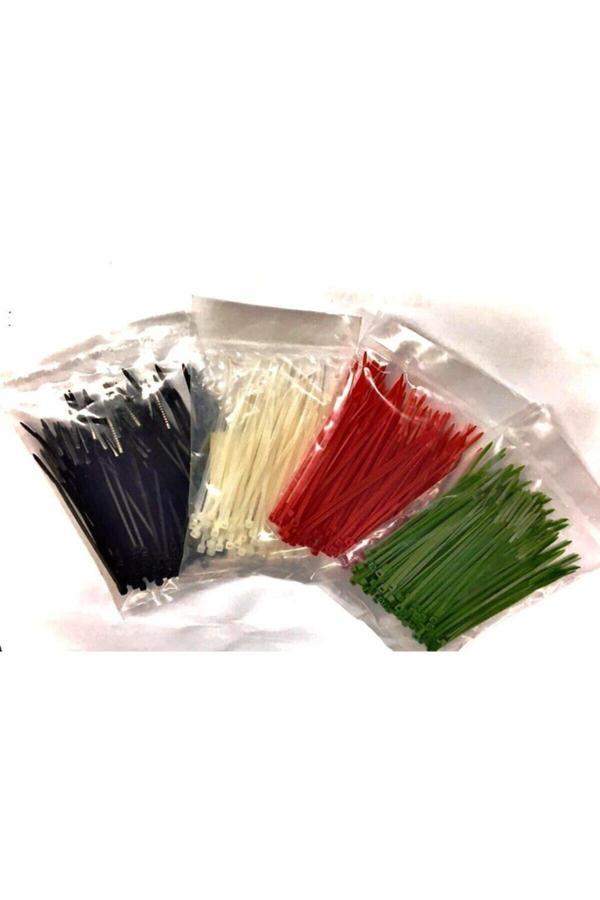 Emin Siyah 2.5X100 Kablo Bağı Cırt Klips Plastik Kelepçe 100 Adet - Image 1