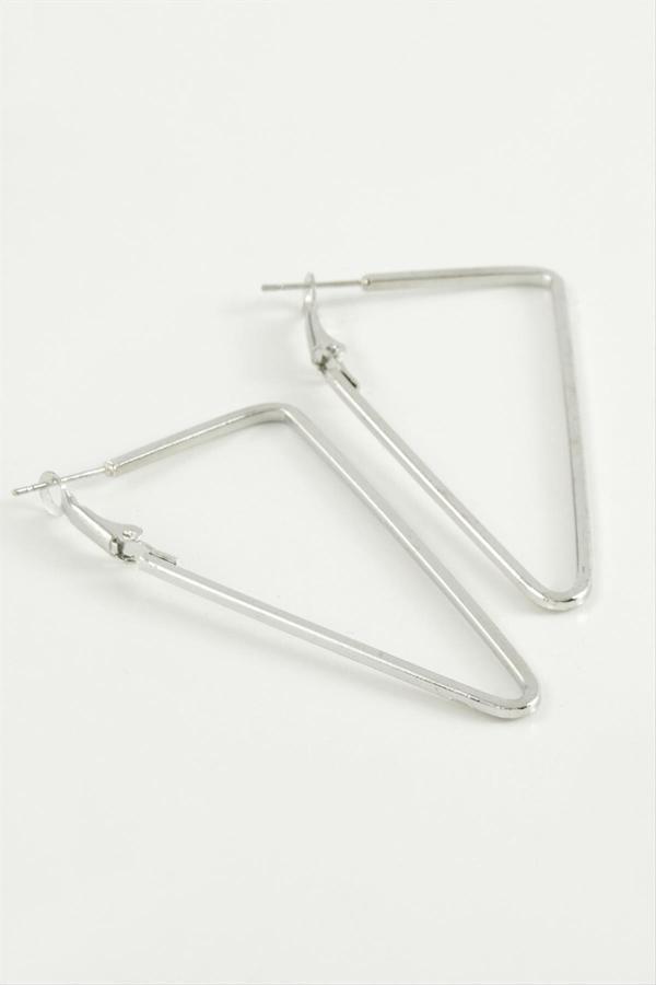 Avior Collection Üçgen Halka Küpe 6 Cm - Image 1