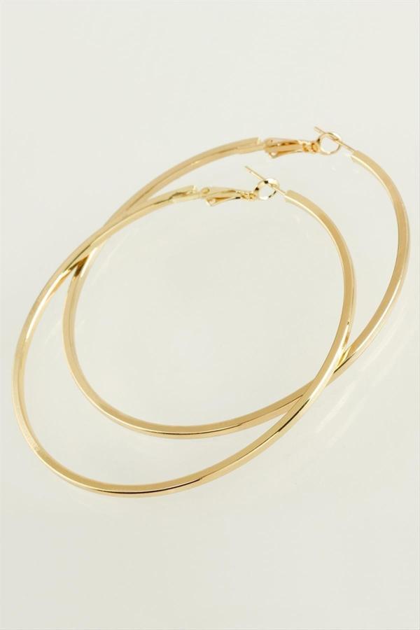 Avior Collection Ezme Halka Küpe 6 Cm - Image 1