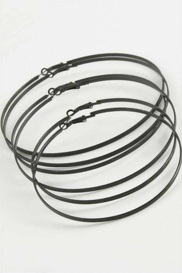 Avior Collection Noktalı Metal Halka Küpe 6 Adet - Image 1