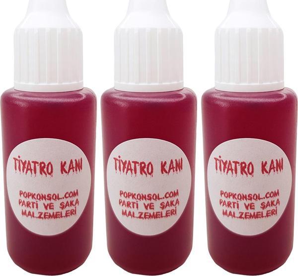 Şaka Kanı Tiyatro Kanı Dracula Yapay Kan 3 Adet - Image 1