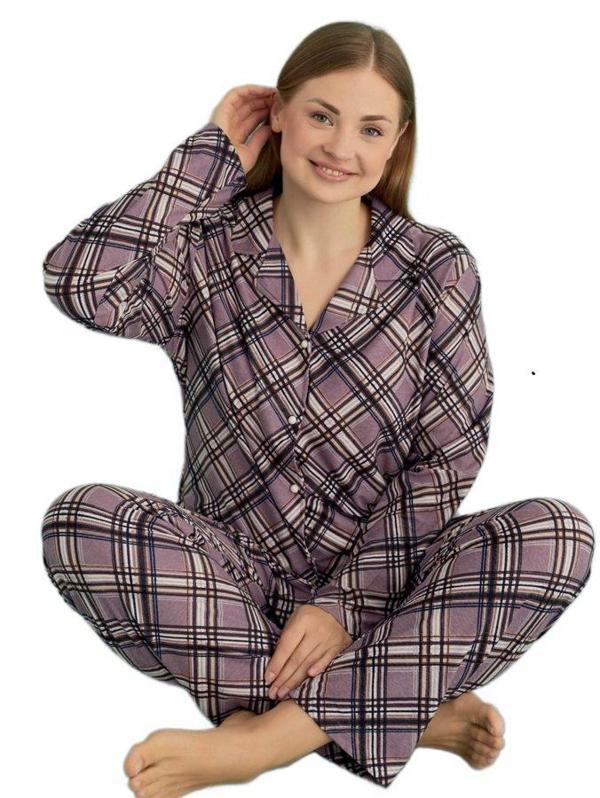 Büyük Beden Kadın Kışlık Süet Pijama Takımı Isabella Grande Tasarım  Ev Giyim Hediyelik - Image 1