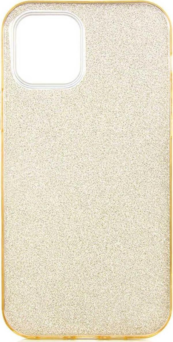 Cepmarketin İphone 12 Pro Max Uyumlu Zore Shining Silikon-Gold - Image 1