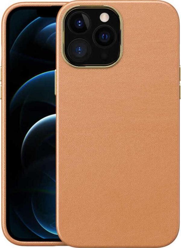 10Line Aksesuar İphone 13 Pro Max Uyumlu Zore Natura Kılıf-Kahverengi - Image 1