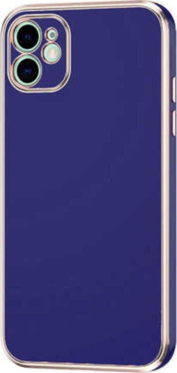 Szr Store İphone 12 Uyumlu Zore Bark Kılıf-Lacivert - Image 1