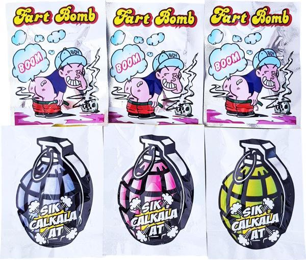 Kötü Koku Ve Ses Bombası Kokulu Komik Şaka Malzemeleri Set - Image 1