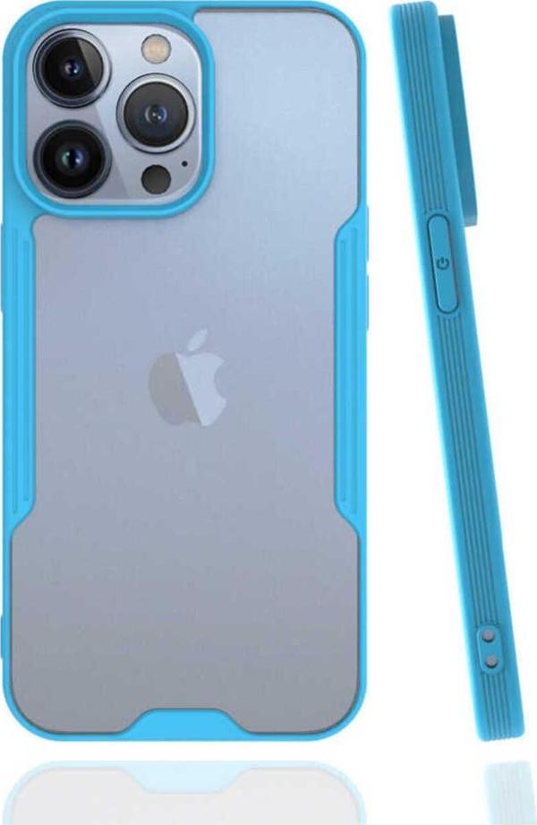 Wiku Bilişim İphone 13 Pro Uyumlu Zore Parfe Kapak-Mavi - Image 1