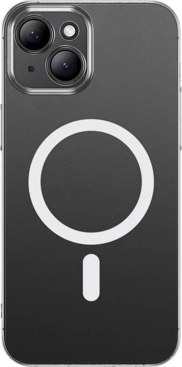 Yucca Tech Apple İphone 14 Kılıf Magsafe Şarj Özellikli Toz Önleyici Zore Helo Kapak-Şeffaf - Image 1