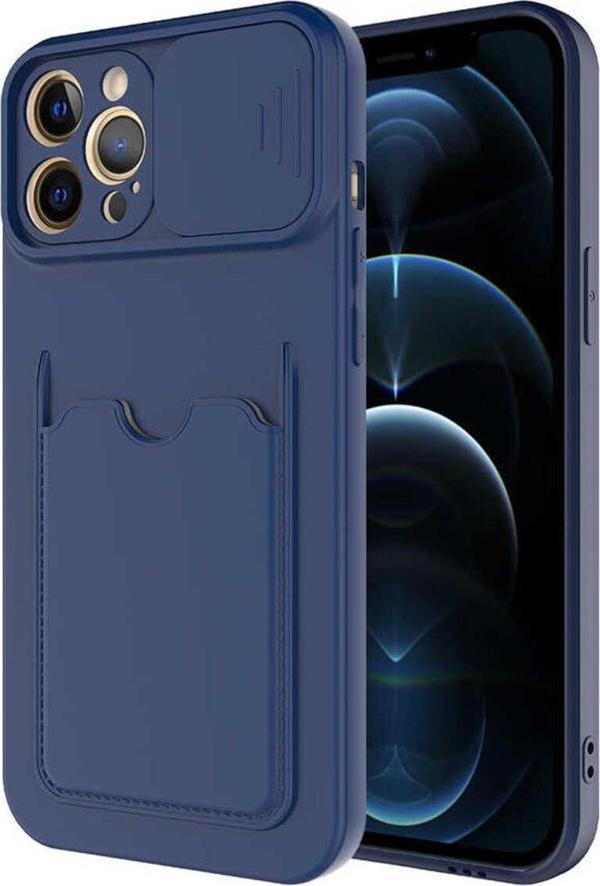 Safa İphone 12 Pro Max Uyumlu  Kartix Kılıf-Lacivert - Image 1