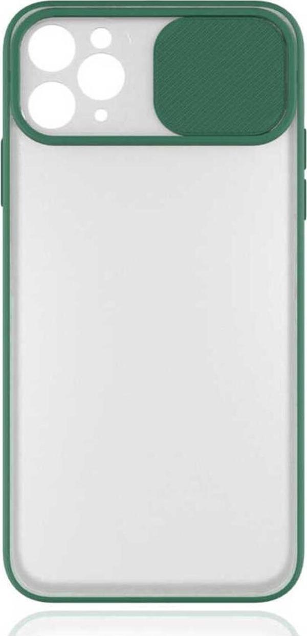 Yucca Tech İphone 11 Pro Max Uyumlu Zore Lnsm-İ Kılıf-Koyu Yeşil - Image 1