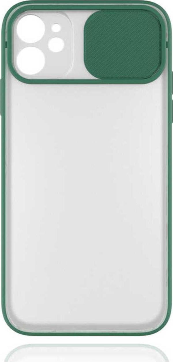 Marselit İphone 11 Uyumlu Zore Lnsm-İ Kılıf-Koyu Yeşil - Image 1