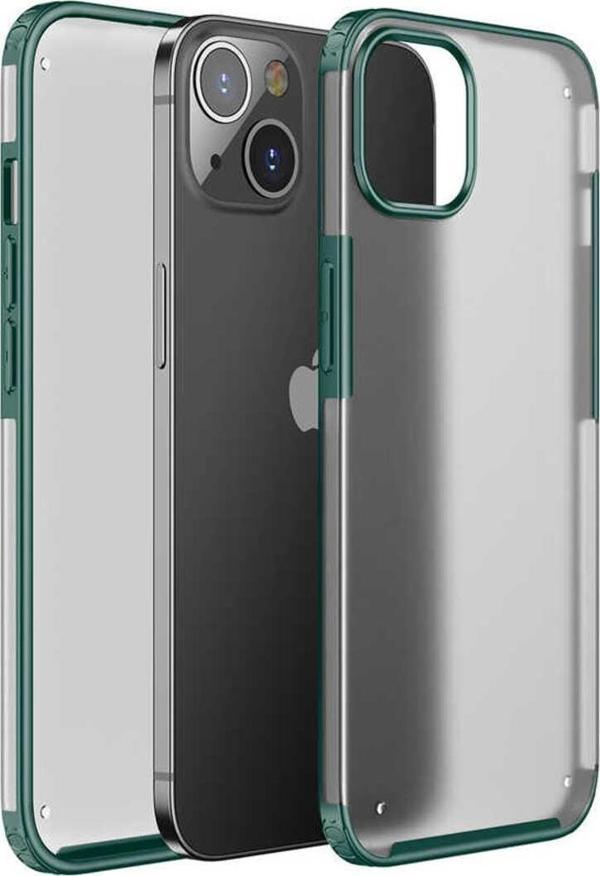 Marselit İphone 13 Mini Uyumlu Zore Volks Kılıf-Koyu Yeşil - Image 1