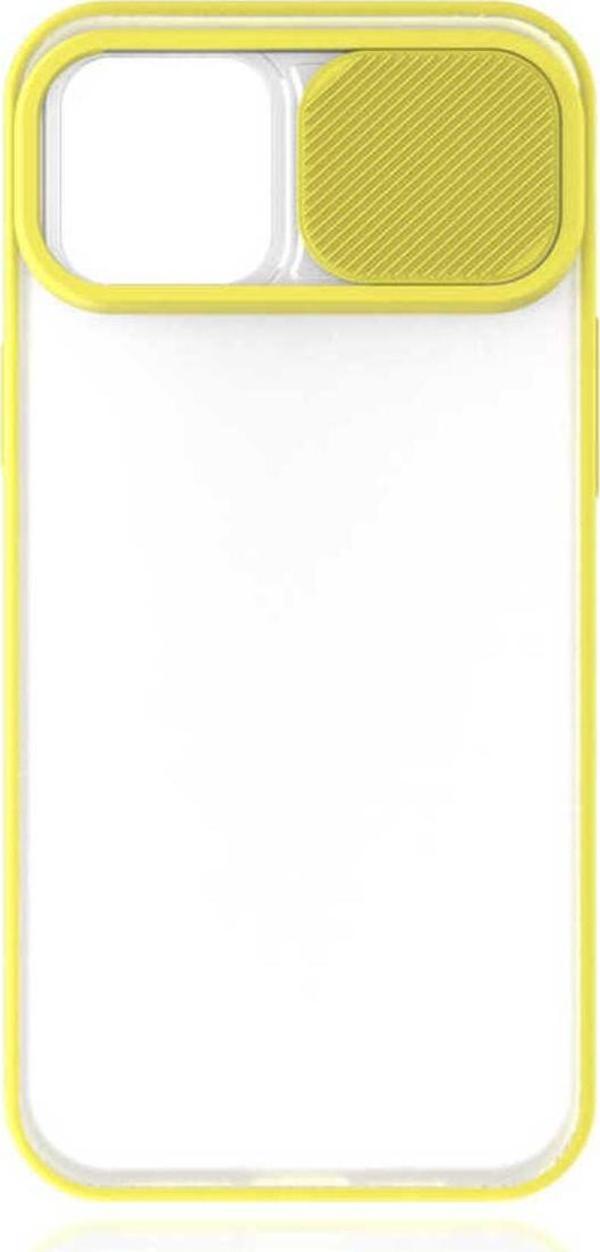 Eflink İphone 12 Pro Uyumlu Zore Lnsm-İ Kılıf-Sarı - Image 1