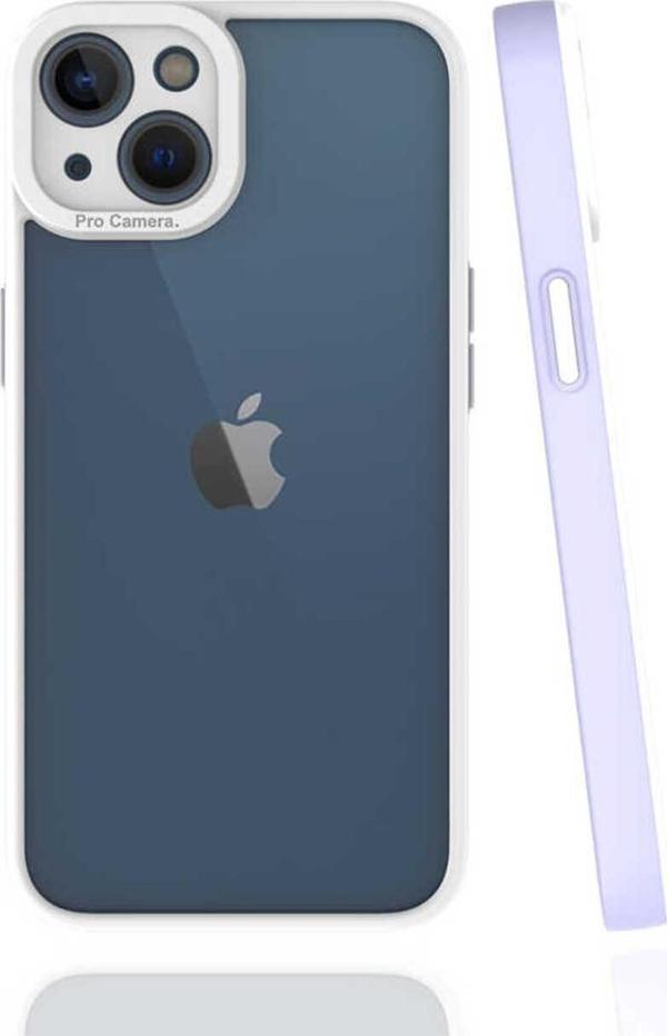 Kılıftech İphone 13 Uyumlu Zore Mima Kılıf-Lila - Image 1