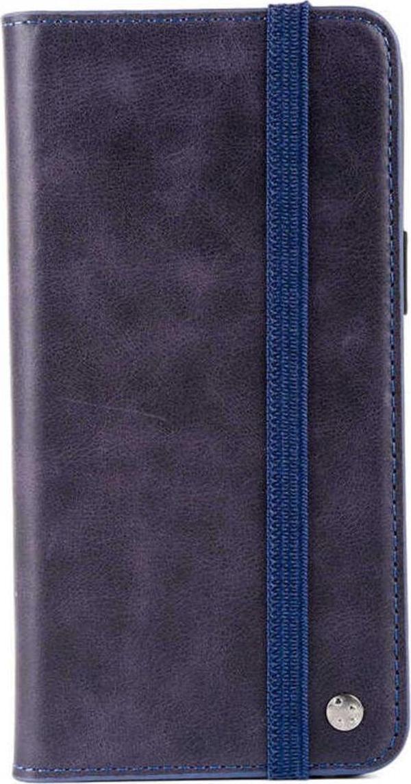 Kılıftech İphone 11 Pro Max Uyumlu Zore Hakiki Deri Multi Cüzdan Kılıf-Lacivert - Image 1