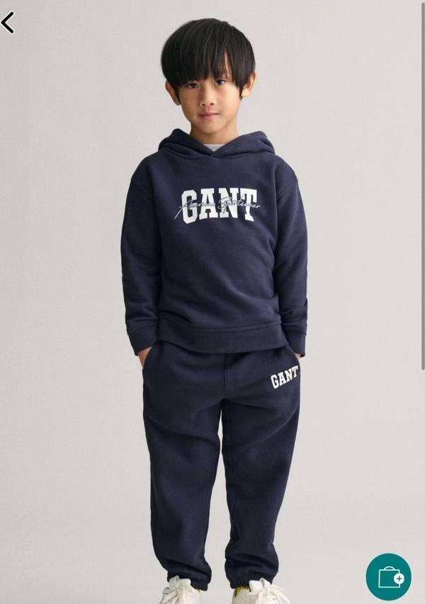 Lacivert "American Sportswear" Baskılı Kapüşonlu Eşofman Takımı - Image 1