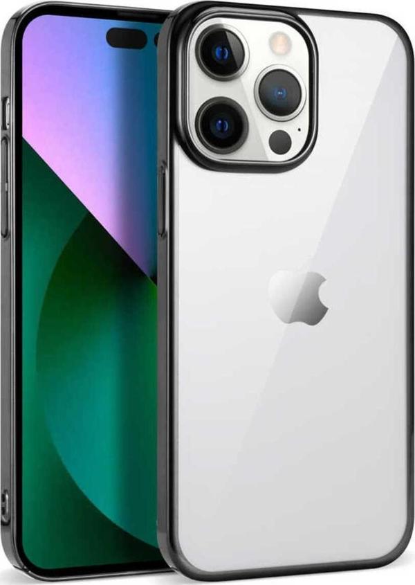 Yucca Tech İphone 14 Pro Max Uyumlu Zore Pixel Kılıf-Siyah - Image 1