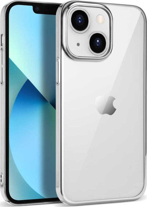 Eflink İphone 14 Plus Uyumlu Zore Pixel Kılıf-Gümüş - Image 1