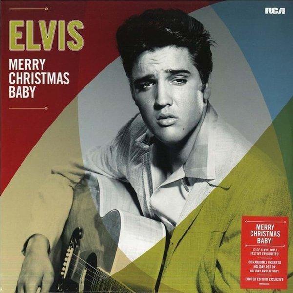 Elvis Presley Merry Christmas Baby Plak - Image 1