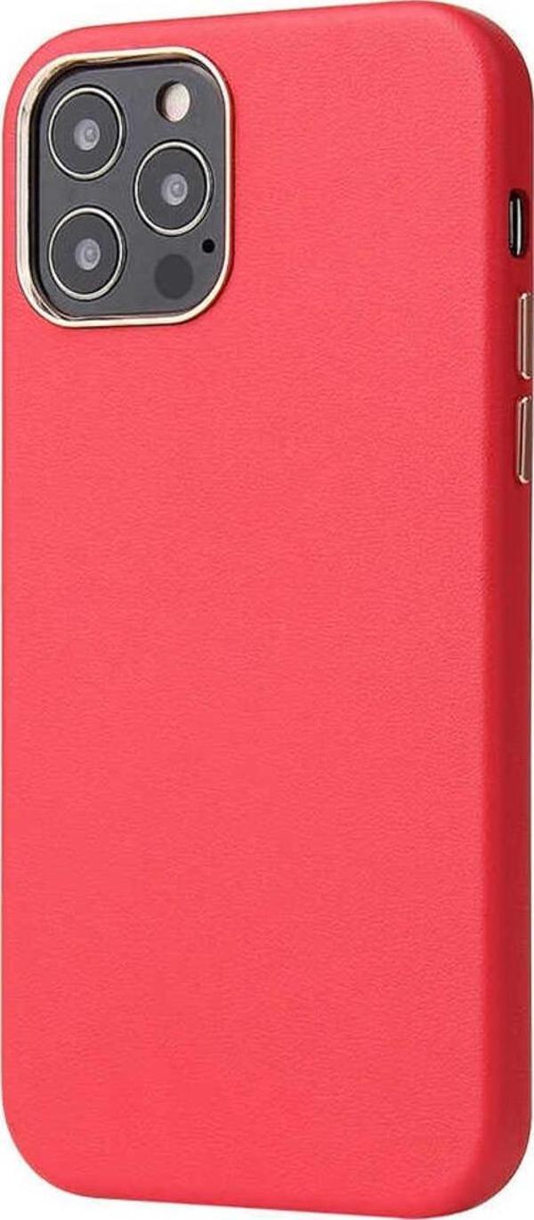 10Line Aksesuar İphone 12 Pro Max Uyumlu Zore Eyzi Kılıf-Kırmızı - Image 1