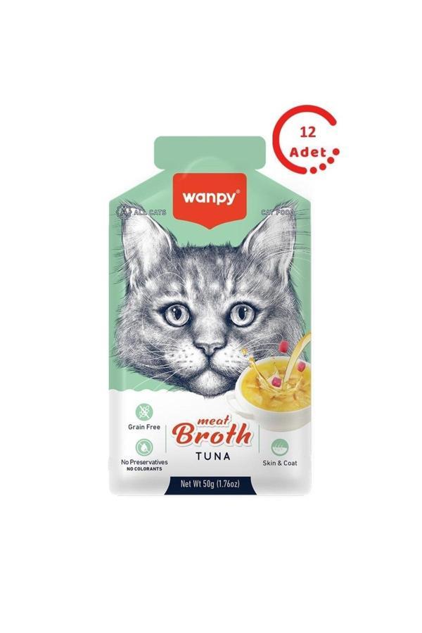 Wanpy Ton Balıklı Kedi Çorbası 50 Gr 12'Li - Image 1