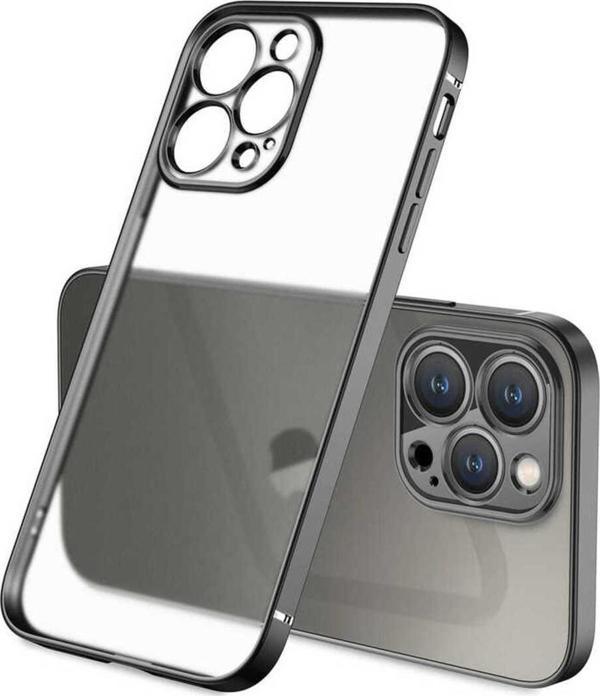 Eflink İphone 12 Pro Max Uyumlu Zore Mat Gbox Kılıf-Siyah - Image 1