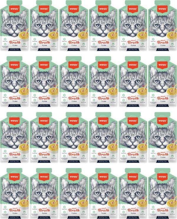 Wanpy Ton Balıklı Tahılsız Kedi Çorbası 50Gr - 24 Adet - Image 1