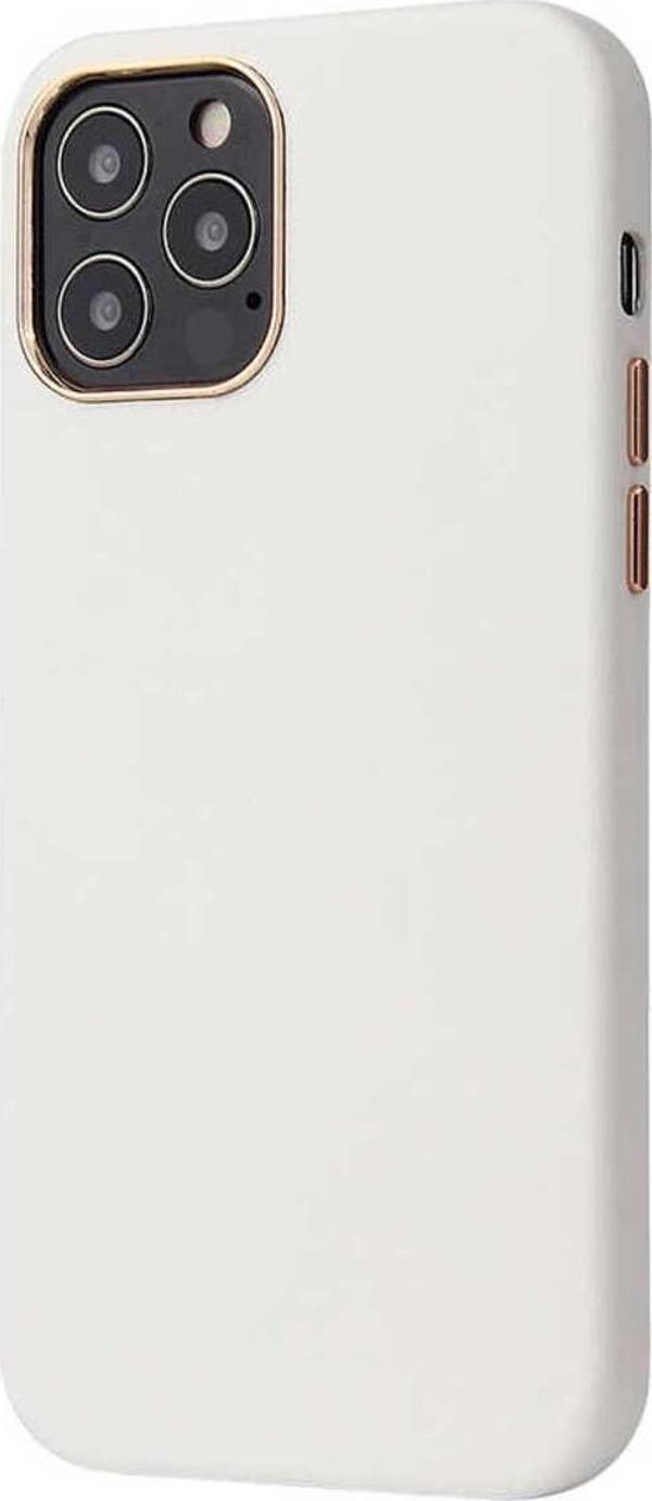 Kılıftech İphone 12 Pro Uyumlu Zore Eyzi Kılıf-Beyaz - Image 1